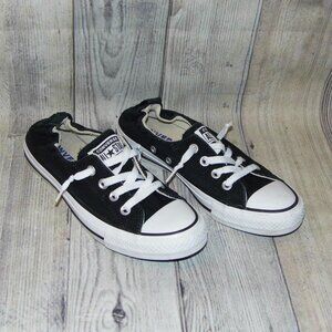 CONVERSE Chuck Taylor All Star Shoreline Black Sneakers Womens Size 7.5